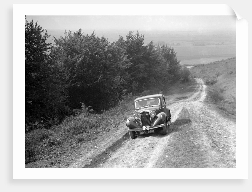 1936 Talbot 10 1185 cc competing in a Talbot CC trial by Bill Brunell