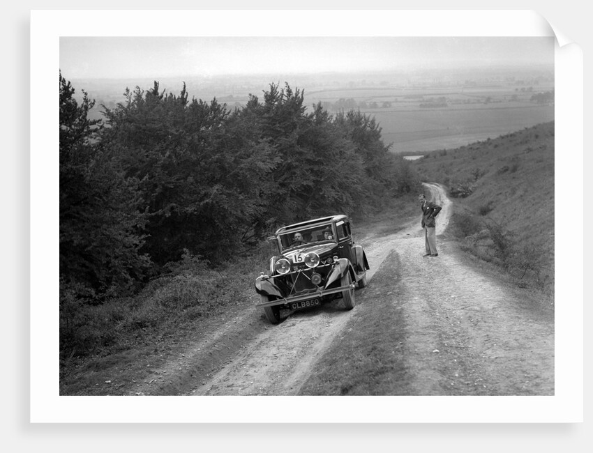 1935 Talbot 75 2276 cc competing in a Talbot CC trial by Bill Brunell