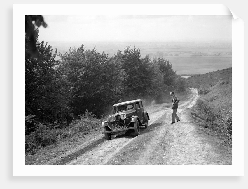 Talbot 75 2276 cc competing in a Talbot CC trial by Bill Brunell