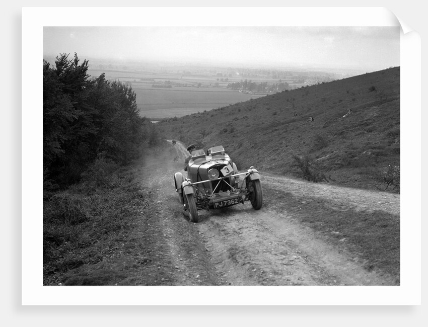 1932 Talbot 105 2970 cc Alpine Trial car competing in a Talbot CC trial by Bill Brunell