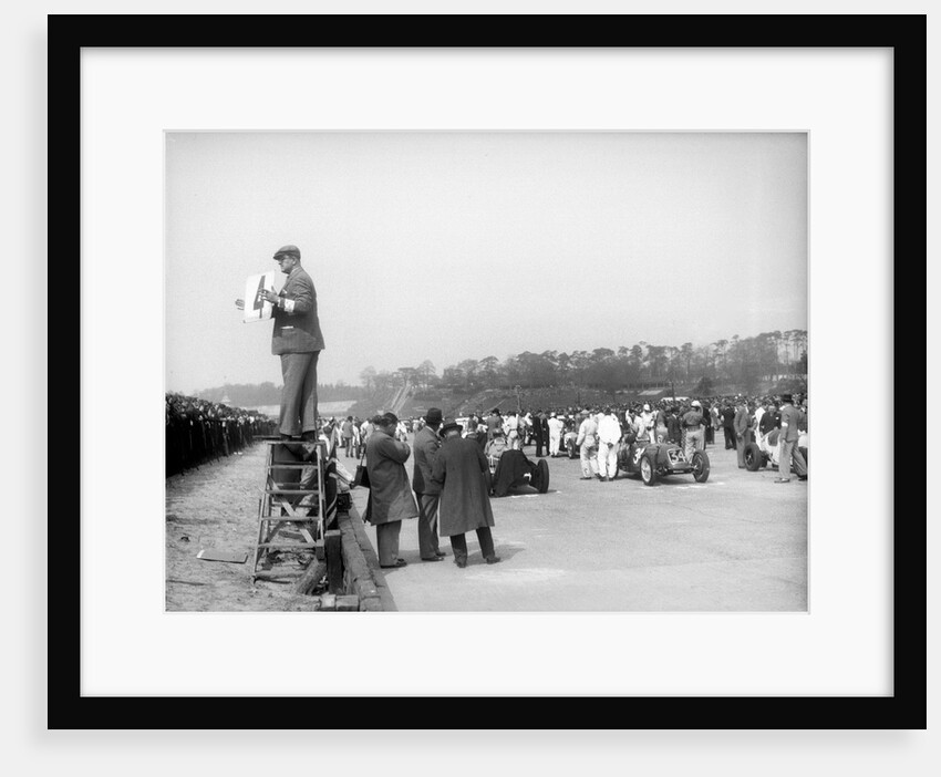 Riley 1985 cc competing in the JCC International Trophy, Brooklands, 2 May 1936 by Bill Brunell