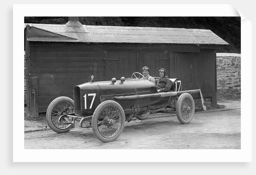 WJ Watson's Vauxhall at the RAC Isle of Man TT race, 10 June 1914 by Bill Brunell