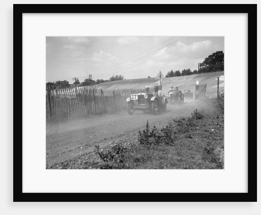 Cars competing at the JCC Members Day, Brooklands, 5 July 1930 by Bill Brunell