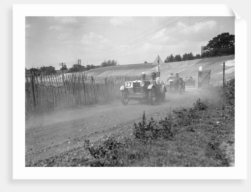 Cars competing at the JCC Members Day, Brooklands, 5 July 1930 by Bill Brunell