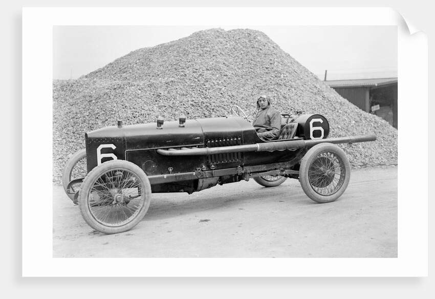 AJ Hancock's 3308 cc Vauxhall at the RAC Isle of Man TT race, 10 June 1914 by Bill Brunell