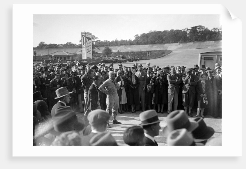 Earl Howe at the BARC Meeting, Brooklands, 25 May 1931 by Bill Brunell