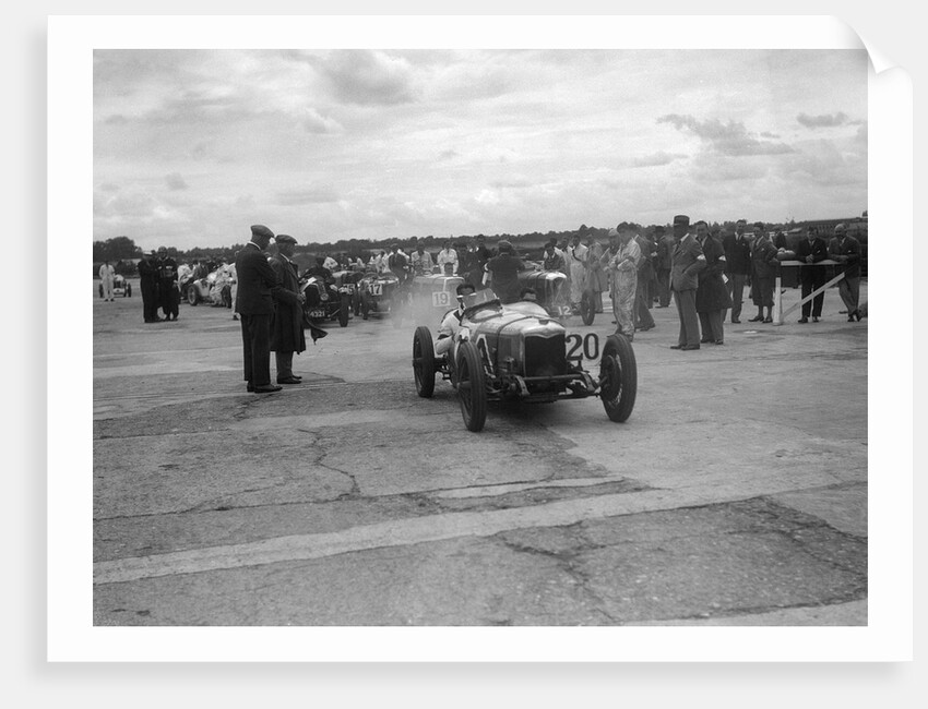 Riley 9 Brooklands at the LCC Relay GP, Brooklands, 25 July 1931 by Bill Brunell