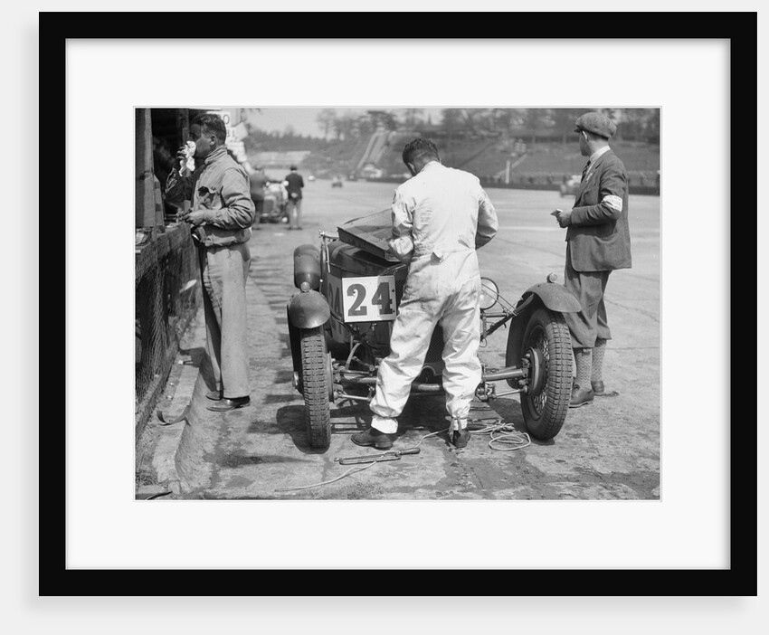 CM Harvey and HJ Aldington's Frazer-Nash at the JCC Double Twelve race, Brooklands, 8/9 May 1931 by Bill Brunell