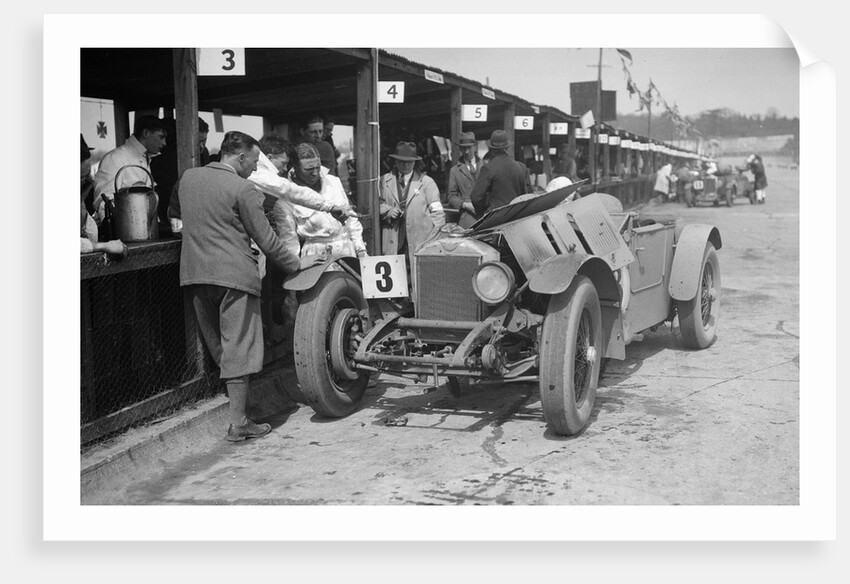 Dudley Froy and George Field's Invicta at the JCC Double Twelve race, Brooklands, 8/9 May 1931 by Bill Brunell