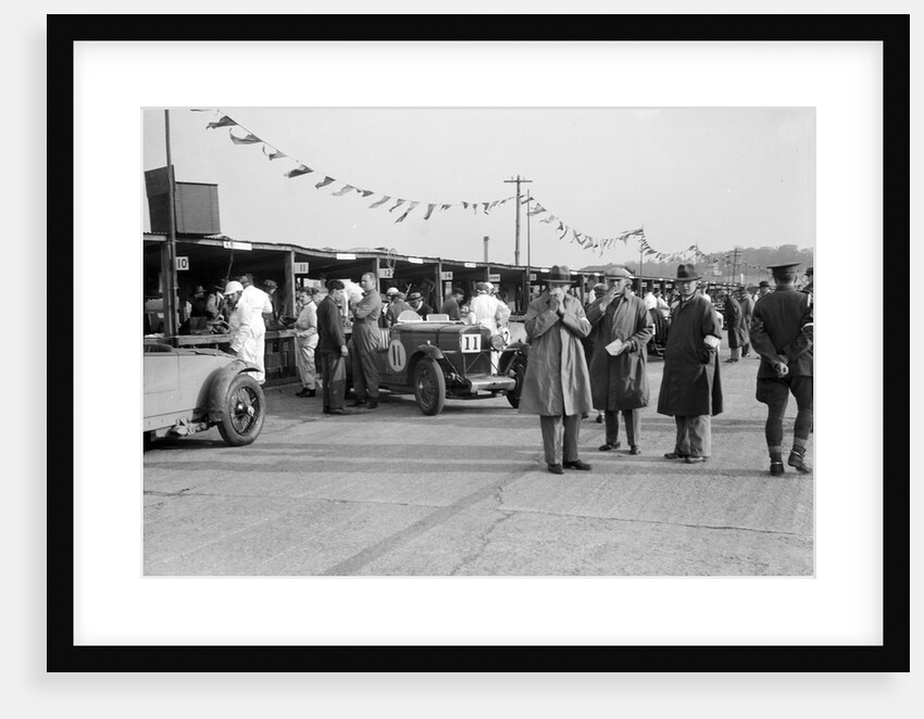 Talbot 105 of Tim Rose-Richards and John Cobb at the JCC Double Twelve race, Brooklands,  May 1931 by Bill Brunell