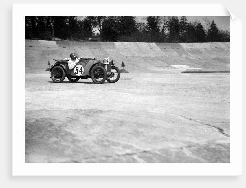 Austin Ulster of Victoria Worsley and R Latham-Boote, JCC Double Twelve race, Brooklands, 1931 by Bill Brunell