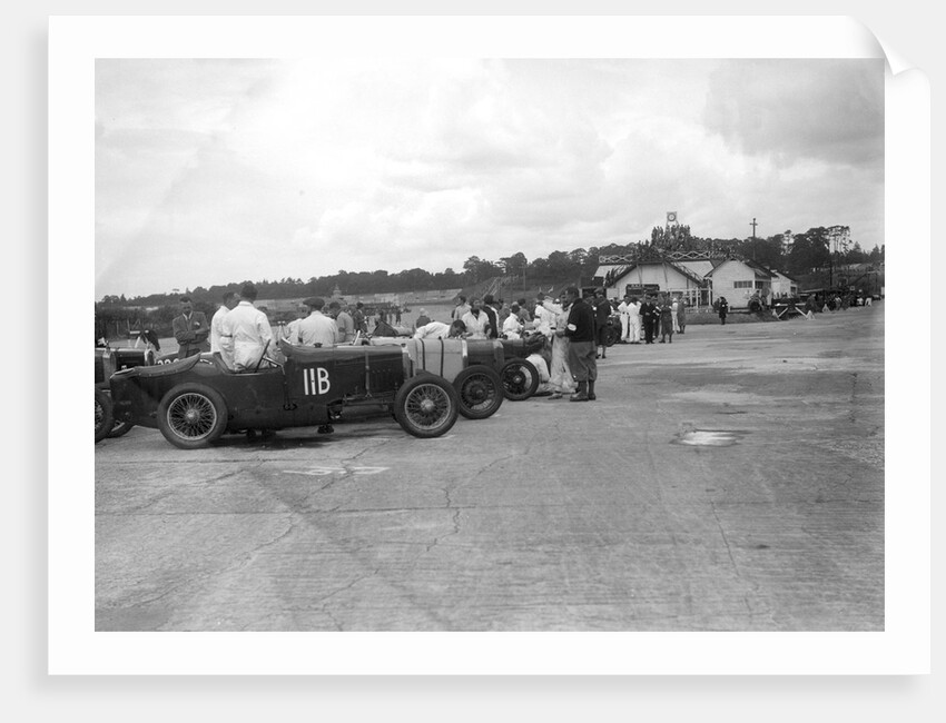 Frazer-Nash of WL Mummery at the LCC Relay GP, Brooklands, 25 July 1931 by Bill Brunell