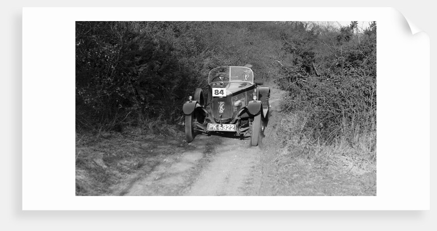 1929 AC Acedes Six Open tourer taking part in a trial by Bill Brunell