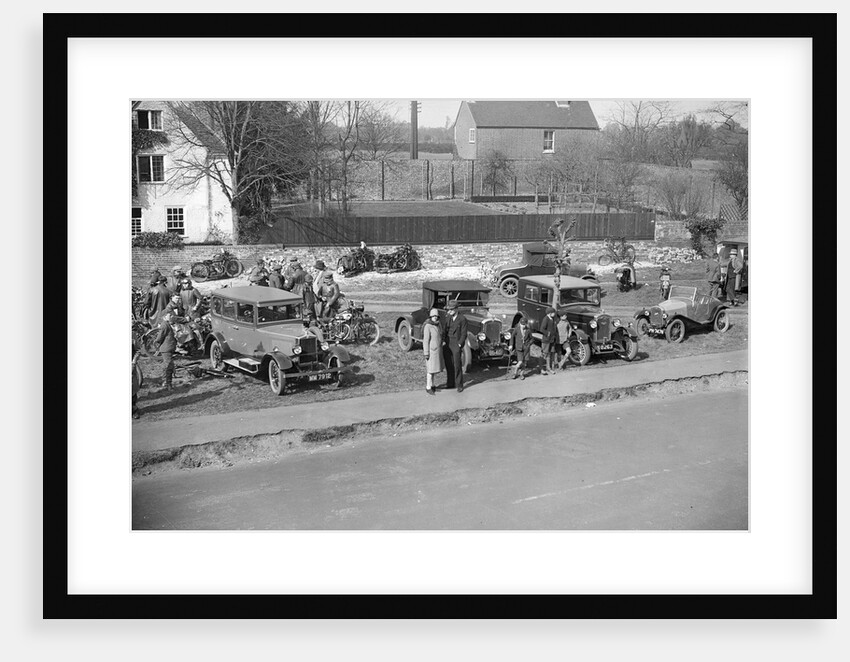The Surbiton Motor Club Grand Cup, the Talbot Hotel, Ripley, Surrey, 1929 by Bill Brunell