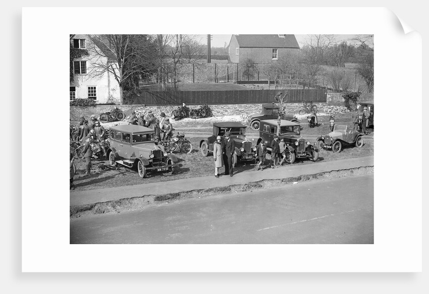 The Surbiton Motor Club Grand Cup, the Talbot Hotel, Ripley, Surrey, 1929 by Bill Brunell