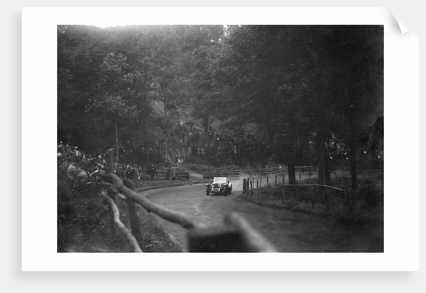 Raymond Mays' 4500 cc Invicta competing in the Shelsley Walsh Speed Hill Climb, Worcestershire by Bill Brunell