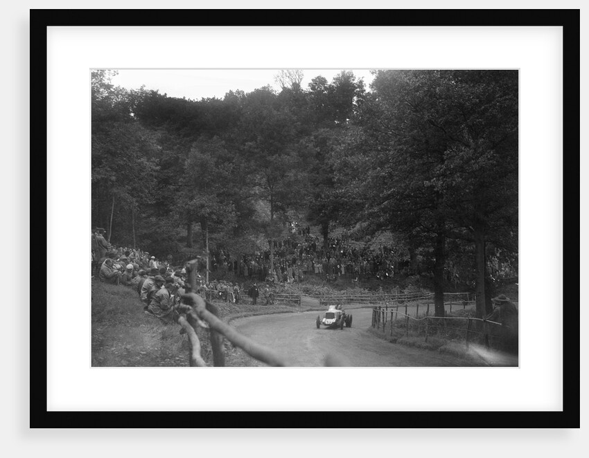 Raymond Mays' Vauxhall-Villiers competing in the Shelsley Walsh Speed Hill Climb, Worcestershire by Bill Brunell