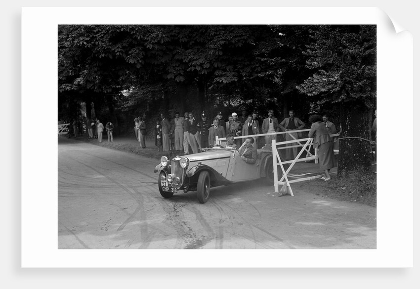 GL Boughton's Singer B37, winner of a premier award at the MCC Torquay Rally, July 1937 by Bill Brunell