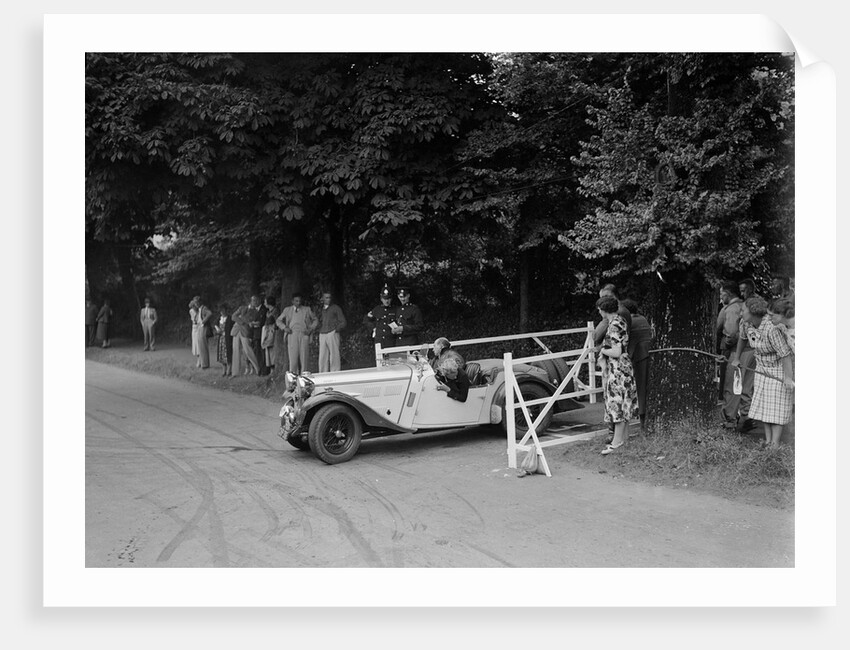 DE Harris' Singer B37, winner of a silver award at the MCC Torquay Rally, July 1937 by Bill Brunell