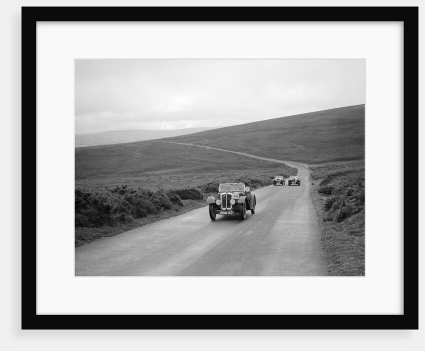 WH Scriven's Austin 7 Grasshopper, winner of a silver award at the MCC Torquay Rally, July 1937 by Bill Brunell