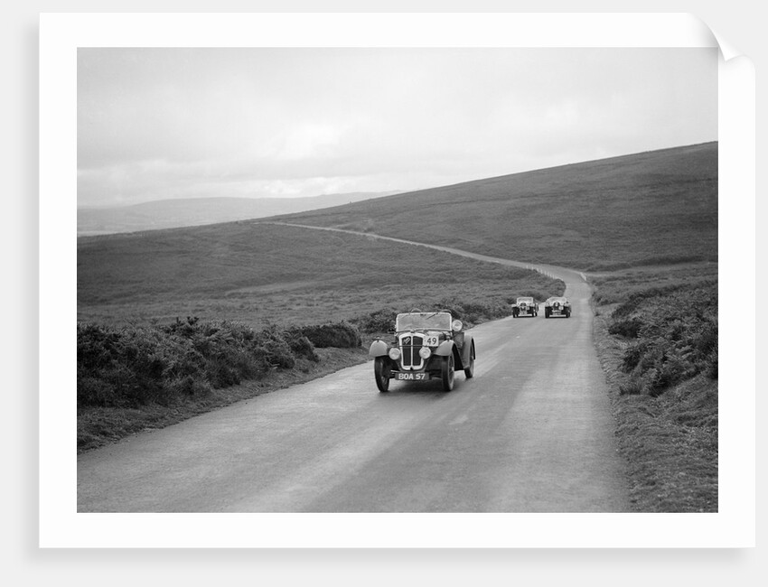 WH Scriven's Austin 7 Grasshopper, winner of a silver award at the MCC Torquay Rally, July 1937 by Bill Brunell