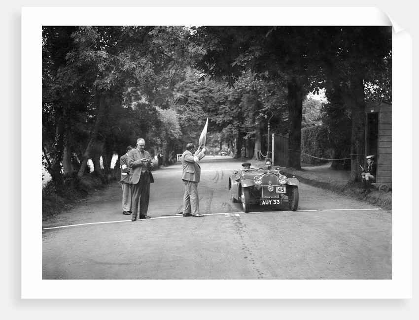 GH Goodall's 1936 Morgan 4/4, winner of a bronze award at the MCC Torquay Rally, July 1937 by Bill Brunell