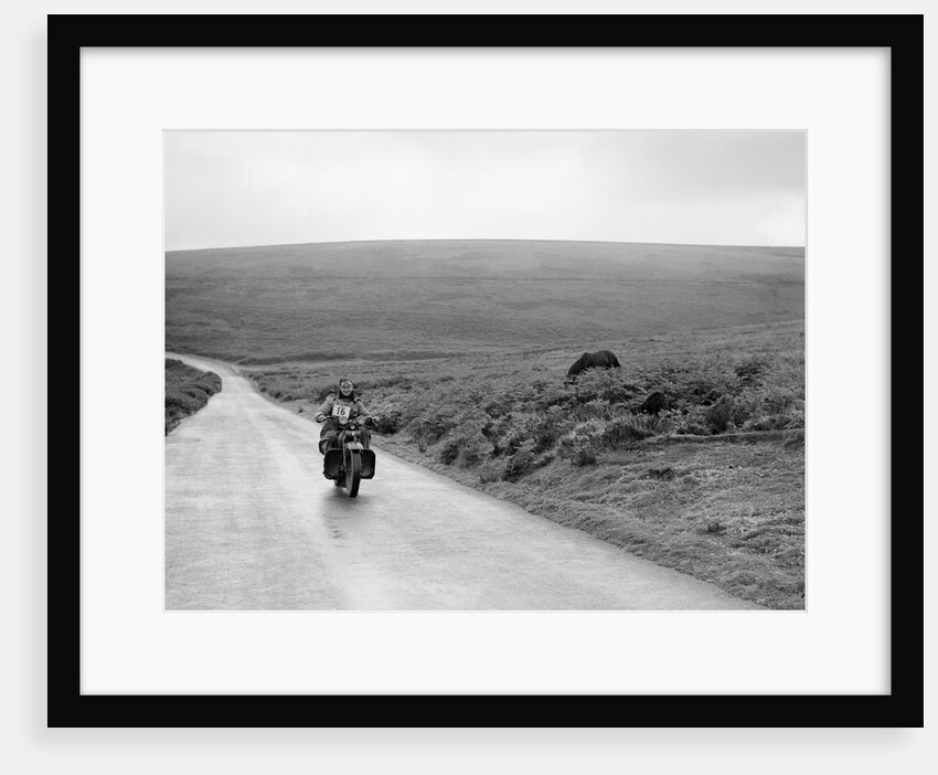 1208 cc Harley-Davidson of FJ Sturley, winner of a bronze award at the MCC Torquay Rally, July 1937 by Bill Brunell
