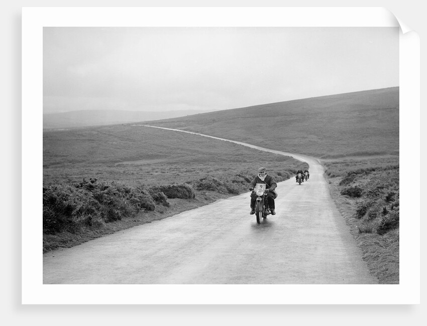 493 cc Sunbeam of HAH Burgess, winner of a bronze award at the MCC Torquay Rally, July 1937 by Bill Brunell
