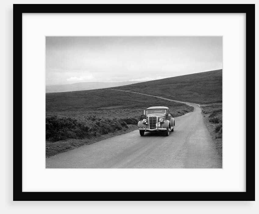 DJH Currie's Ford V8, winner of a silver award at the MCC Torquay Rally, July 1937 by Bill Brunell