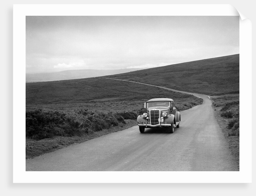DJH Currie's Ford V8, winner of a silver award at the MCC Torquay Rally, July 1937 by Bill Brunell