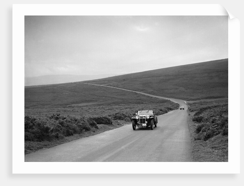 MG TA of JW Appleby, winner of a premier award at the MCC Torquay Rally, July 1937 by Bill Brunell