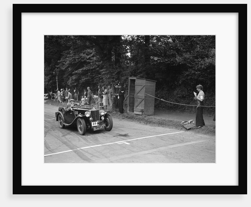 AL Baker's MG Magnette, winner of a bronze award at the MCC Torquay Rally, July 1937 by Bill Brunell