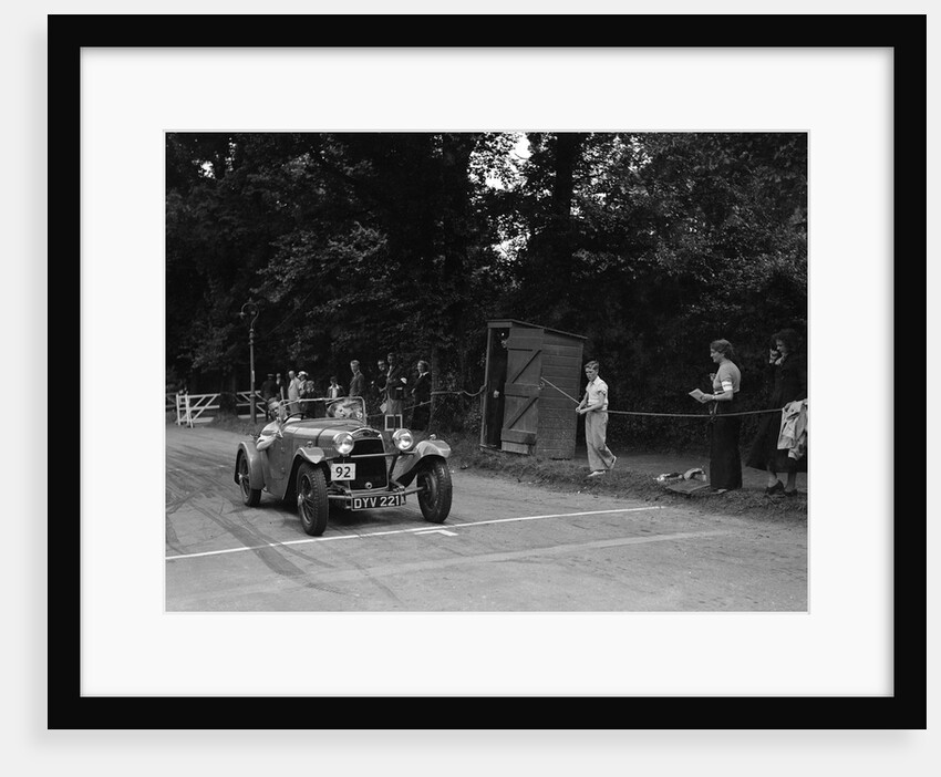 Peter Clark's HRG, winner of a silver award at the MCC Torquay Rally, July 1937 by Bill Brunell