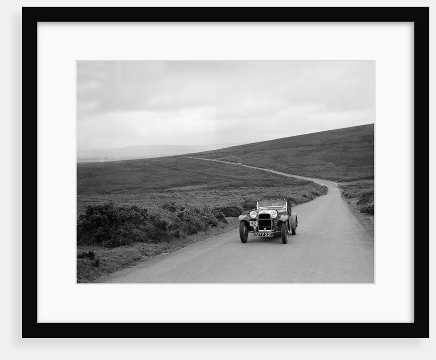Peter Clark's HRG, winner of a silver award at the MCC Torquay Rally, July 1937 by Bill Brunell