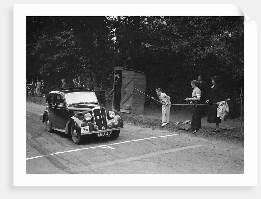 Standard Flying 12 of RS Mantle, winner of a silver award at the MCC Torquay Rally, July 1937 by Bill Brunell