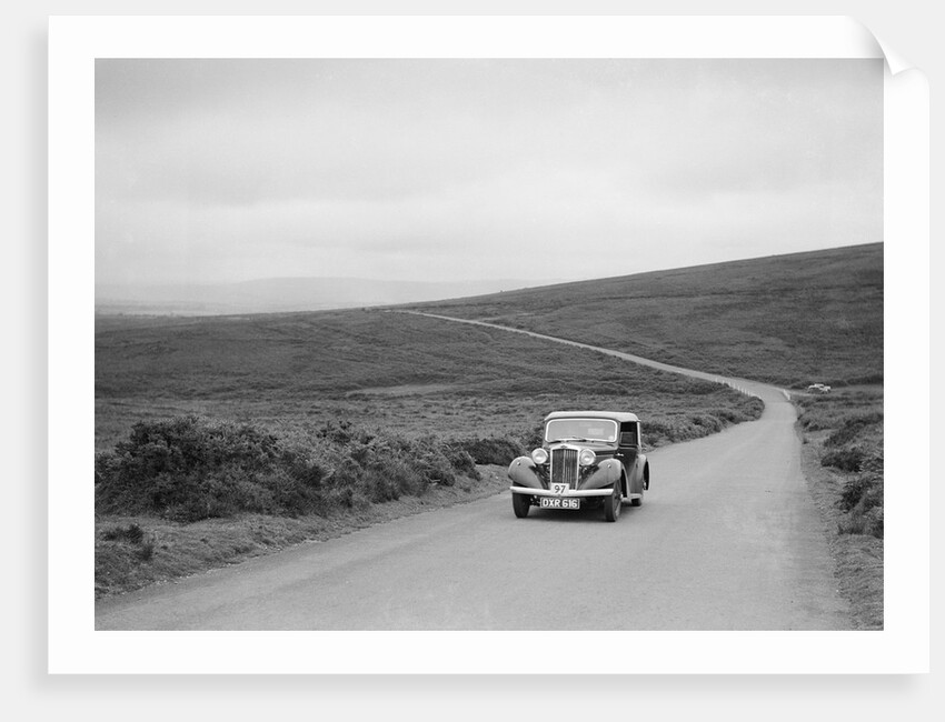 AC Westwood's Talbot 10, winner of a silver award at the MCC Torquay Rally, July 1937 by Bill Brunell