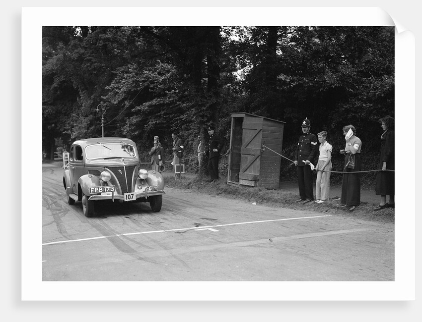 Ford V8 of J Harrison, winner of a bronze award at the MCC Torquay Rally, July 1937 by Bill Brunell