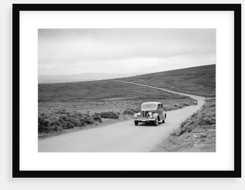 Ford V8 of J McEvoy, winner of a bronze award at the MCC Torquay Rally, July 1937 by Bill Brunell