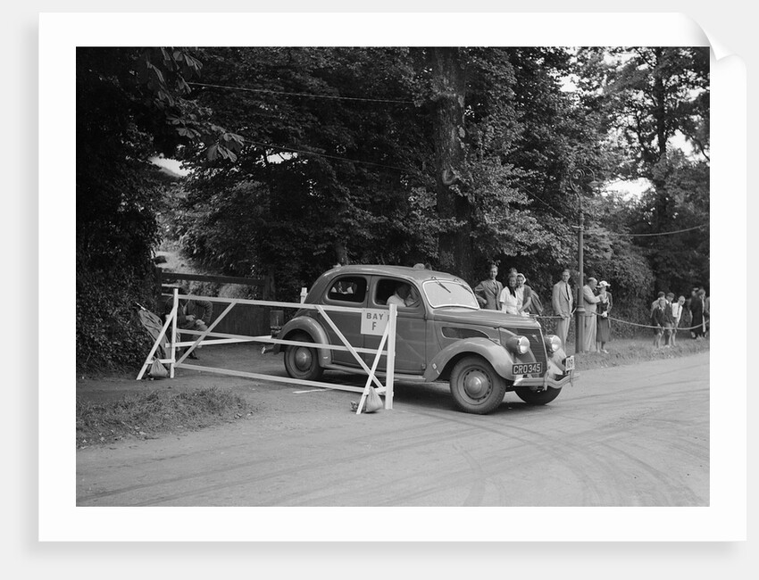 Ford V8 of J Whalley, winner of a bronze award at the MCC Torquay Rally, July 1937 by Bill Brunell