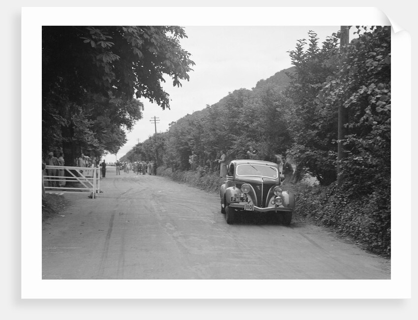 GM Denton's Ford V8, winner of a bronze award at the MCC Torquay Rally, July 1937 by Bill Brunell