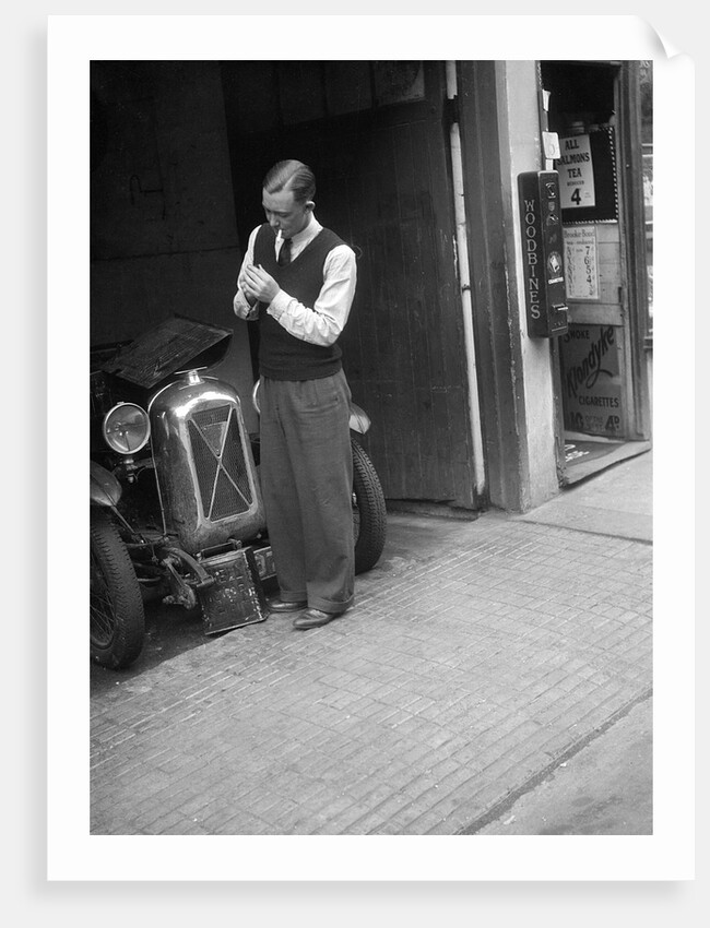 Geoffrey Baker and a Salmson 1090 cc car by Bill Brunell