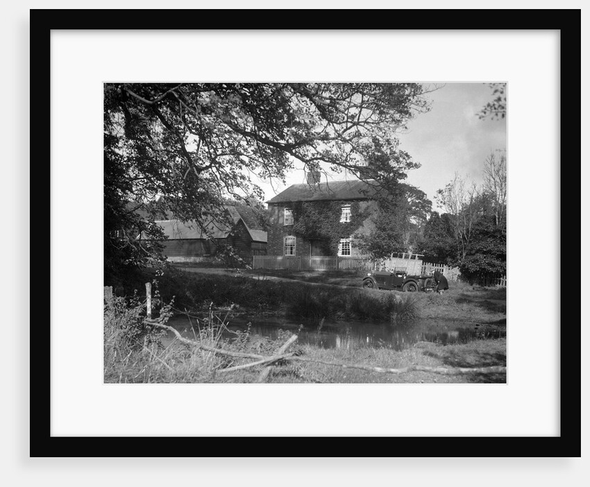Wolseley Hornet taking part in the Bugatti Owners Club car treasure hunt, 25 October 1931 by Bill Brunell