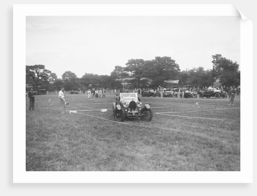 Bugatti Type 44 taking part in the Bugatti Owners Club gymkhana, 5 July 1931 by Bill Brunell