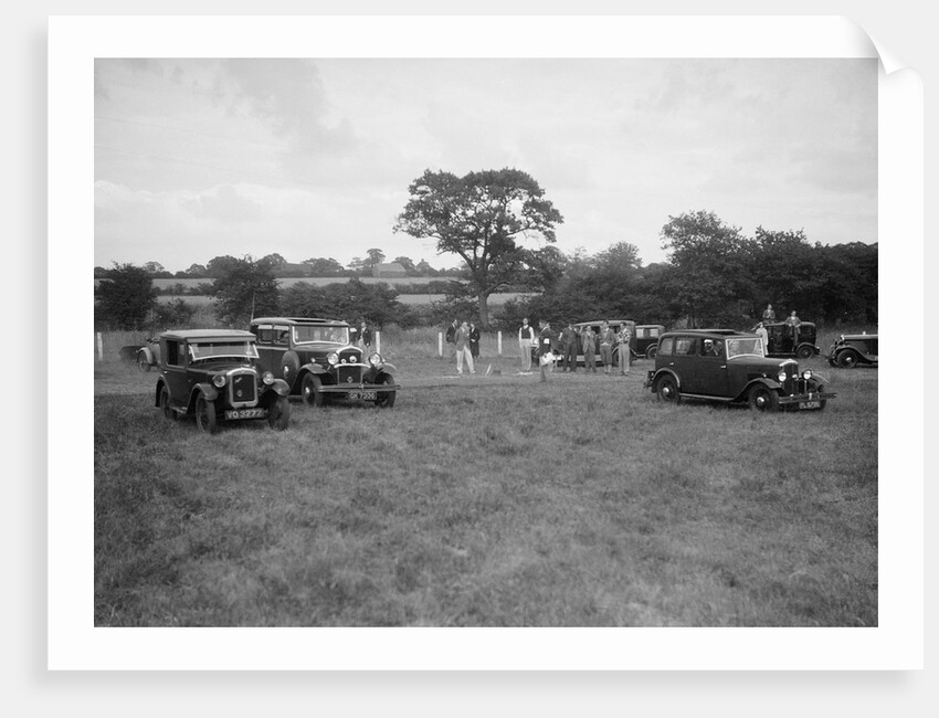 Austin 7 and two Singers taking part in the Bugatti Owners Club gymkhana, 5 July 1931 by Bill Brunell