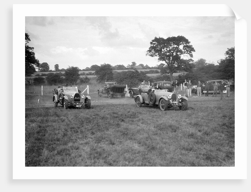 Bugatti Type 43 and 44 taking part in the Bugatti Owners Club gymkhana, 5 July 1931 by Bill Brunell