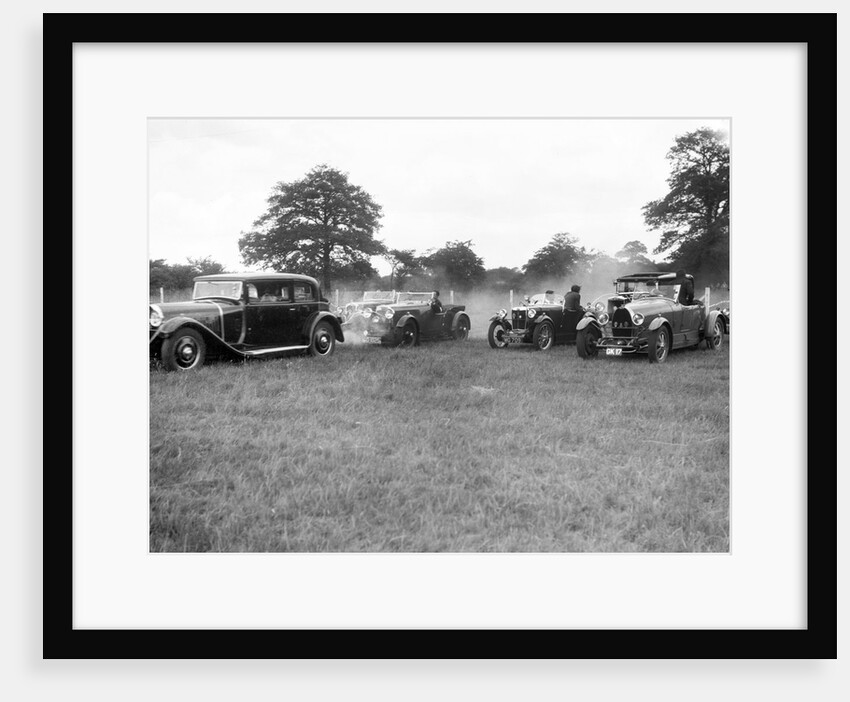Cars taking part in the Bugatti Owners Club gymkhana, 5 July 1931 by Bill Brunell