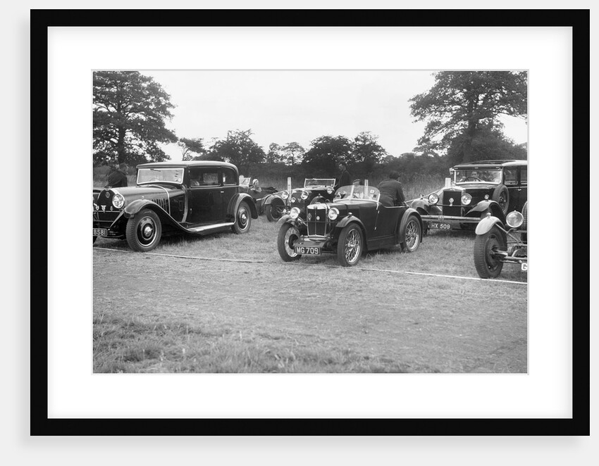 Cars taking part in the Bugatti Owners Club gymkhana, 5 July 1931 by Bill Brunell