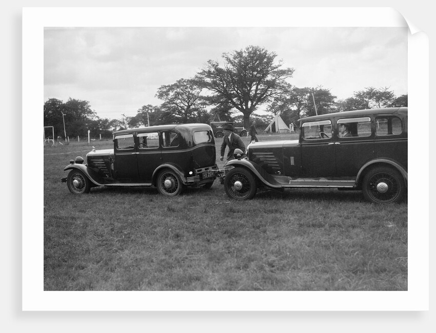 Two Singer Super Sixes at the Bugatti Owners Club gymkhana, 5 July 1931 by Bill Brunell