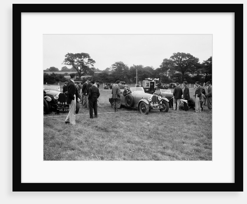 Two Bugatti Type 44s taking part in the Bugatti Owners Club gymkhana, 5 July 1931 by Bill Brunell