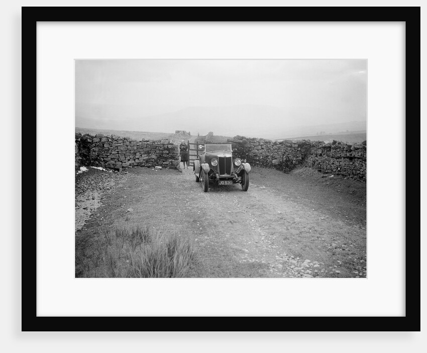 Kitty Brunell road testing a MG 18/80, April 1931 by Bill Brunell